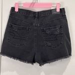 American Eagle  Jean Shorts High Rise Mom Denim Shorts Distressed Cutoff Size 4 Photo 2