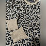 Alison Andrews Cheetah print sweater dress Tan Size undefined Photo 1