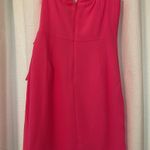 Pink wrap strapless dress Photo 2