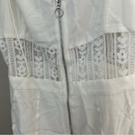 For Love & Lemons  Dress Lovebird Lace Midi White Neutral Bridal Vacation Casual Photo 4