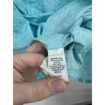 Vineyard Vines  Slim Fit Whale Shirt Women Large Blue Turtle Print Tropical Photo 3