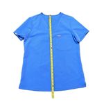FIGS Technical Collection Scrub Top Women's Small Blue Short Sleeve Work Shirt Photo 4