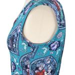 Disney The Little Mermaid Teal Ariel Print Open Back Skater Dress Photo 10