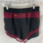 MPG Lined Athletic Shorts Black Maroon Small Photo 2