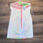 Lilly Pulitzer White Label Taboo Halter Blair Dress Women’s Size 0 Pink/Green Photo 7