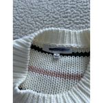 Madewell $98 Cotton Crewneck Sweater Dark Loden Stripe NT643 Size M Photo 7