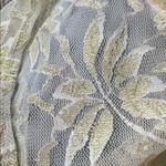 Aria Gold Floral Lace see through Bodysuit Photo 5