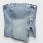 ZARA CORSET Style Denim Jeans Photo 0