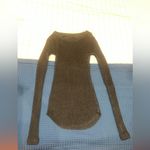 Lululemon Sweater Long Sleeve Crewneck Gray Women's Sz 4 w Cashmere Outdoor Photo 1