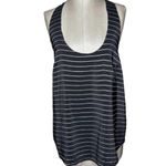 Joie 🔵 Sale 3/$25  STRIPED BLACK WHITE SILK RACERBACK TANK TOP S Photo 2