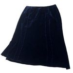 Flared Navy velvet skirt 70d Size undefined Photo 0