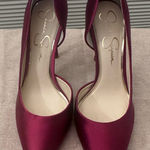 Jessica Simpson  Deep Red satin Women's Heels Brand new! Photo 0