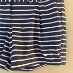 Nike  Blue and White Athletic Shorts with Stripes Photo 3