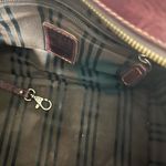 Frye  Oxblood Leather Satchel Barrel Bag Vintage Photo 6