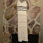 Commense Paros Crochet Eyelet See Through Midi Dress size S Black Photo 2