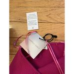 NWT women's Happily‎ Grey fuschia knit strapless top size medium Purple Photo 2