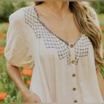 Free People Sunday Stroll Maxi Dress In Ivory size XS oversized dress fits Med Photo 1