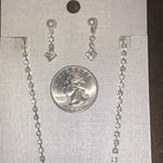 Crystal Avenue Elegant Silver Tone and Faux Pearl Jewelry Set Photo 5