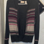 Red Camel Women's  Hooded Cardigan - Gray and Magenta Photo 0