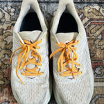 Hoka One One Cream and Orange Athletic Shoes Size 11 Photo 0