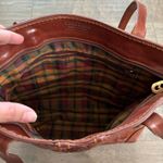 Vintage 90’s Mariano Orlandi Italian Tan Leather Tote Shoulder Bag Photo 6