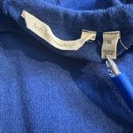 Soft Surroundings  Women's Reserva Sweater‎ Blue pleated Back Wool Blend Size XL Photo 9