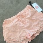 Celebrity Pink Peach Ruffle Dolphin Shorts Size L Photo 0