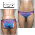 Nanette Lepore blue and pink bikini bottoms. NWT Photo 1