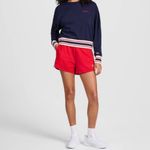 Champion  Women Red Athletic Shorts with Sporty Side Tape Size L Photo 6