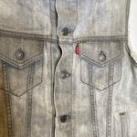Levi's Levi’s Gray Denim Jean Vest Sz Sm Button Closure Cotton Classic Contemporary Photo 3