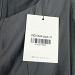 Hello Molly  No Time For Love Dress Size 6 Black Mini Wrap Balloon Sleeve Photo 10