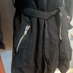 BB Dakota  Black Skirted Zip-Up Trench Jacket (XS) Photo 2