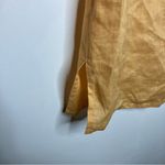 Chanon yellow linen button down shirt size T1 Gold Size M Photo 2