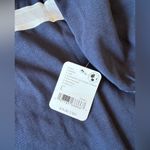 Free People #20 NWT  Post Up Layer in Midnight Navy/Ivory Combo Photo 5