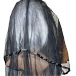 Black mourning veil. Perfect for Halloween Photo 6