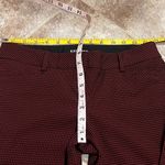 EXPRESS  Columnist Bootcut Low Rise Pants Black Red Checkered Size 00 Stretch Photo 4
