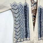 Soft Surroundings NWT S Embroidered Linen Minali Jacket Cardigan Boho Lagenlook Photo 2