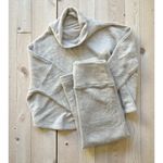 Free People  Milley Reversible sweatshirt Maxi Skirt Set Dusty Himalayan NEW Photo 4