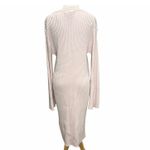 Hatch Lydia Sweater Dress Women 4 Pink Rib Knit Bump Friendly Feminine Maternity Size undefined Photo 3