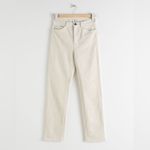 & Other Stories NWT & OTHER STORIES Ivory Corduroy High Waist Skinnies Size 6 Photo 4