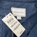 Charter Club Charter‎ Club Women's Quilted Mandarin-Collar Jacket (M, Intrepid Blue) NWT Photo 6