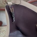 Coach Town Buckle Bag Leather Taupe Color Photo 8