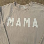 Aspen + Co Mama Stone and White Sweatshirt Cotton Large Photo 1