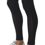 Lululemon Wunder Under Dise Stripe Pant Luxtreme Roll Down Black Size 2 Photo 9