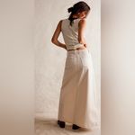 Free People We The Free Come As You Are Denim Maxi Skirt Sz 6 Photo 1