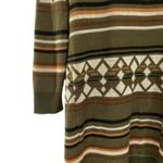 Allison Brittney Southwestern Aztec Long Cardigan Sweater Open Front Granola Photo 8