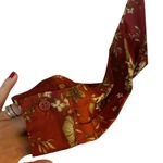 MOUSSY Shirt Dress Button Down Floral Burnt Orange Brown Long Sleeve Midi M EUC Size M Photo 6