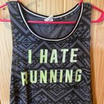 PINK - Victoria's Secret Graphic Women's Tank Top - Black and Yellow Photo 1