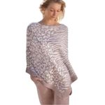 Barefoot Dreams EUC CozyChic Ultra Lite Costal Leopord Poncho Women One Size Photo 1