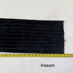 wilson's leather Vintage Wilson Leather Maxima Suede Navy Striped Pencil Pants Size 16 Photo 8